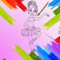 Little Ballerinas Coloring